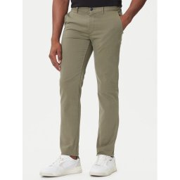 BOSS Чино панталони 50510933 Зелен Slim Fit