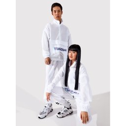 Togoshi Анорак TG22-KUU001 Бял Oversize