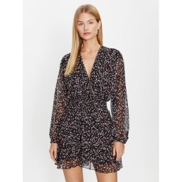 Liu Jo Ежедневна рокля MF3345 T3607 Черен Regular Fit