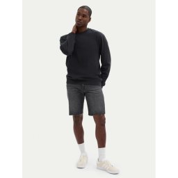 Gap Дънкови шорти 708330-00 Сив Straight Fit