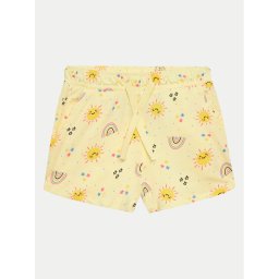 NAME IT Шорти от плат Vigga 13215112 Жълт Regular Fit