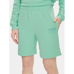 Liu Jo Спортни шорти MA4386 F0873 Зелен Regular Fit