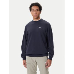 Jack Wolfskin Суитшърт Essential A63843 Тъмносин Regular Fit