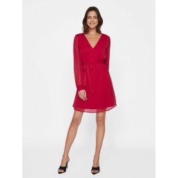 Vila Лятна рокля Falia 14092010 Червен Regular Fit