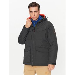 Napapijri Преходно яке 20-22 Field NP0A4HEK Черен Regular Fit
