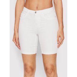 ONLY Дънкови шорти Rain 15176847 Бял Slim Fit