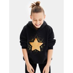 Desigual Суитшърт 23WGSK02 Черен Regular Fit