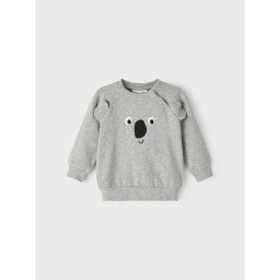 NAME IT Суитшърт 13212765 Сив Regular Fit