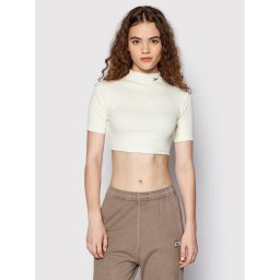 Reebok Блуза HH7370 Бежов Slim Fit