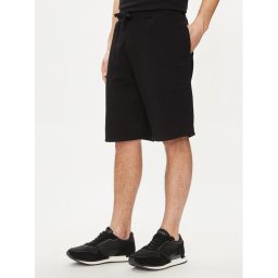 Guess Шорти от плат Clovis M4GD10 KBK32 Черен Loose Fit