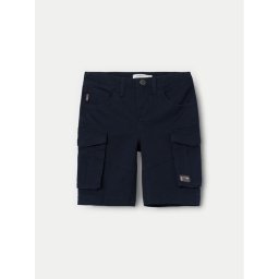 NAME IT Шорти от плат 13198124 Тъмносин Regular Fit