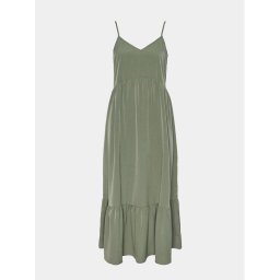 Pieces Лятна рокля Sade 17146543 Зелен Wide Fit