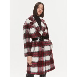 Liu Jo Вълнено палто MF3122 J4577 Цветен Relaxed Fit
