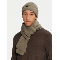 Jack & Jones Комплект шал и шапка 12163827 Зелен