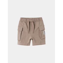 NAME IT Шорти от плат Dylan 13228567 Бежов Regular Fit