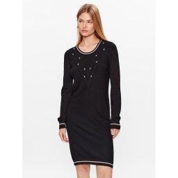 Liu Jo Sport Плетена рокля TF3128 MS49I Черен Regular Fit