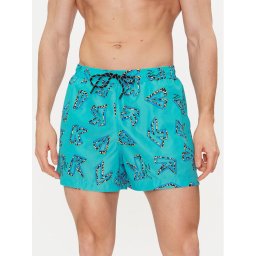 KARL LAGERFELD Плажни шорти 241M2212 Син Regular Fit