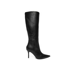 Guess Ботуши FLFGRS LEA11 Черен