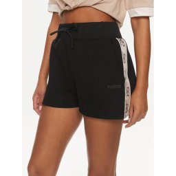 Guess Спортни шорти Britney V3GD13 KB3P2 Черен Loose Fit