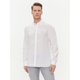 Tommy Hilfiger Риза MW0MW34615 Бял Slim Fit