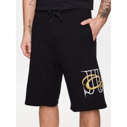 Just Cavalli Спортни шорти 74OBDI07 Черен Regular Fit