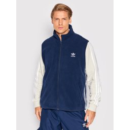 adidas Елек adicolor 3-Stripes HK7391 Тъмносин Relaxed Fit