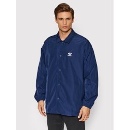 adidas Преходно яке adicolor Classics Trefoil H09128 Тъмносин Loose Fit