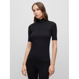Boss Блуза Etabia 50494164 Черен Extra Slim Fit