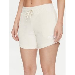 Puma Спортни шорти Ess Elevated 677946 Екрю Regular Fit