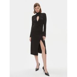 Pinko Коктейлна рокля Alpha 102367 A1DE Черен Slim Fit