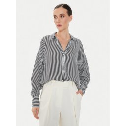 Vero Moda Риза Bumpy 10311681 Черен Oversize