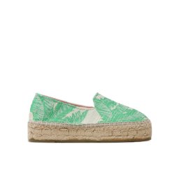 Manebi Еспадрили Cotton Jaquard Double Sole Espadrilles G 4.8 D0 Зелен