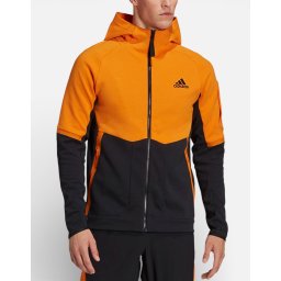 ADIDAS Designed For Gameday Full-Zip Hoodie Orange/Black