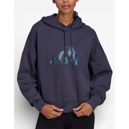 ADIDAS Sportswear Future Icons Feel Fierce Graphic Hoodie Navy