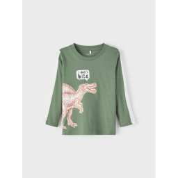 NAME IT Блуза 13213233 Зелен Regular Fit