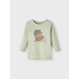 NAME IT Блуза 13205040 Зелен Regular Fit