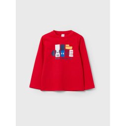 OVS Блуза DISNEY 1607651 Червен Regular Fit