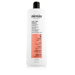 Nioxin System 4 Scalp + Hair Shampoo 1000 ml укрепващ шампоан за тънка и изтощена боядисана коса за жени