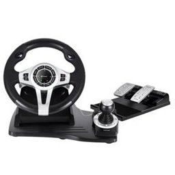 Волан Tracer Roadster 4 in 1 (TRAJOY46524), включва педали и лост, черен, за PC/PS3/PS4/Xbox One