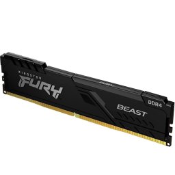 Памет 8GB DDR4 3200MT/s, Kingston FURY BEAST (KF432C16BB/8), 1.35V