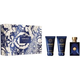 Versace Pour Homme Dylan Blue Комплект (EDT 50ml + ASB 50ml + SG 50ml) за Мъже