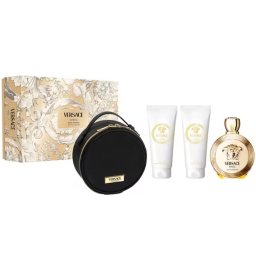 Versace Eros Pour Femme Комплект (EDP 100ml + BL 100ml + SG 100ml + Bag) за Жени