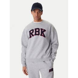 Reebok Суитшърт Barry RK25553CCM Сив Relaxed Fit