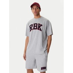 Reebok Тишърт Beglin RK25554CCM Сив Relaxed Fit