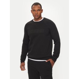 Guess Суитшърт New Adwin Z4YQ16 K9V31 Черен Regular Fit