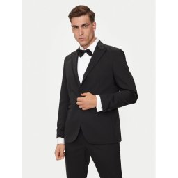 KARL LAGERFELD Сако 155287-543004 Черен Slim Fit