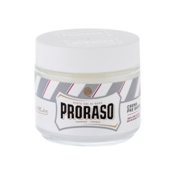 PRORASO White Pre-Shave Cream крем за по-лесно бръснене с ментол, евкалипт и глицерин 100 ml