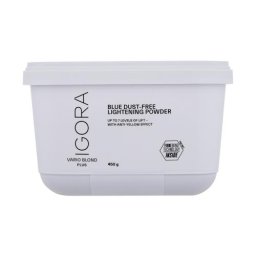 Schwarzkopf Professional Igora Vario Blond Plus Blue Dust-Free Lightening Powder безпрахова пудра за изсветляване на косата 450 g за жени