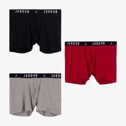 Боксерки Jordan Flight Cotton Core 3-Pack Boxer Brief Gym Red/ Black XXL