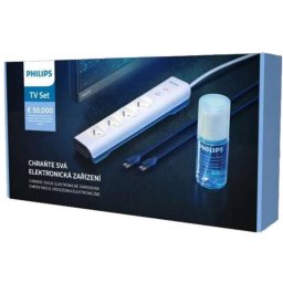 PHILIPS TV set surge + HDMI + cleaning spray